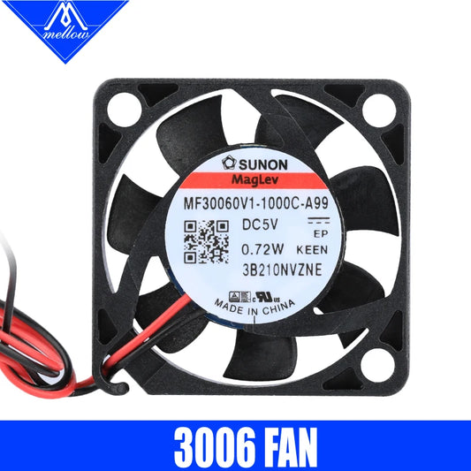 3Dプリンター向け 5V 3006 MagLev Fan 30*30*6mm MF30060V1-1000C-A99